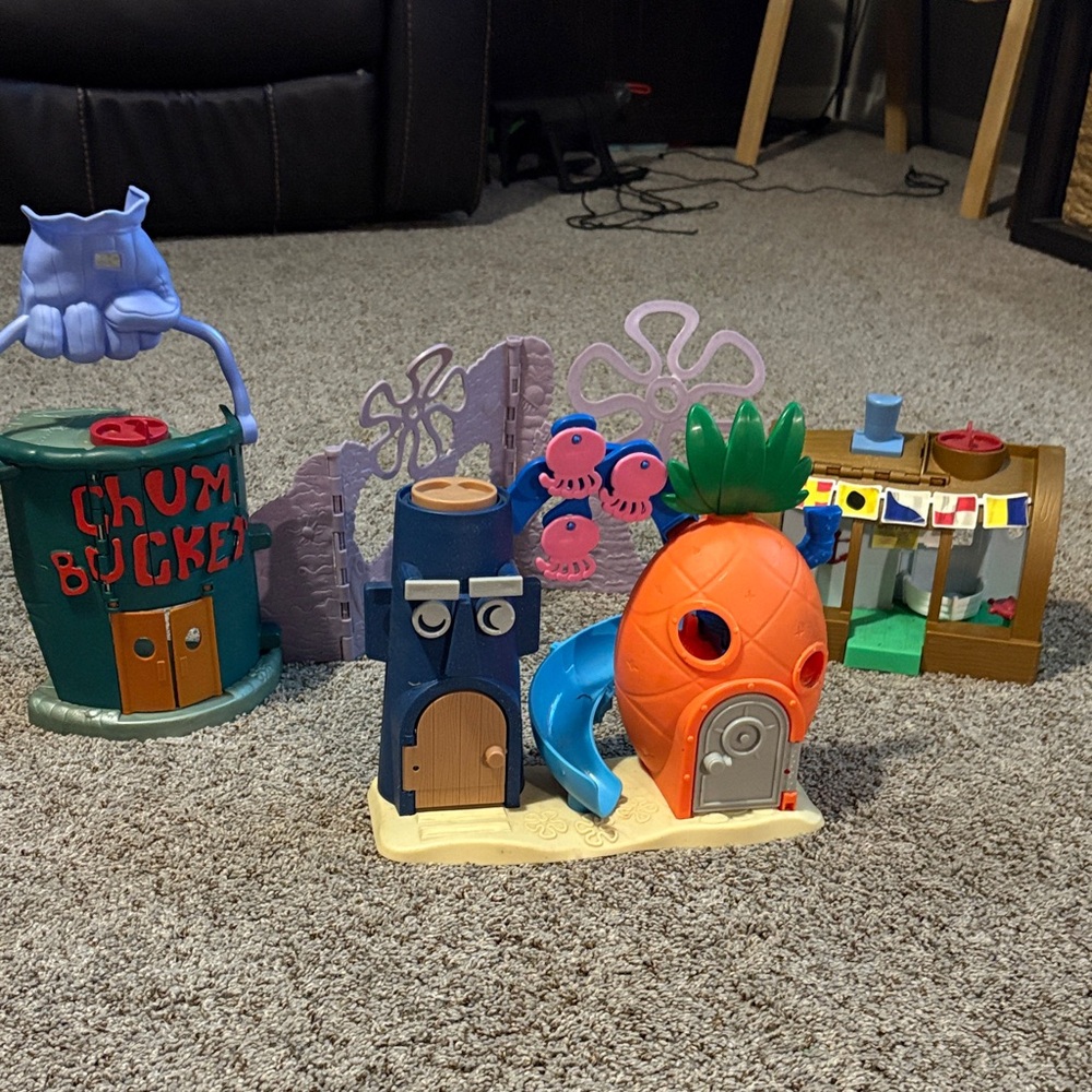 SpongeBob SquarePants Colorful Bikini Bottom Playset